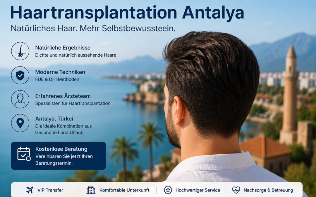 3-Haartransplantation Antalya: Wann wachsen die Haare?